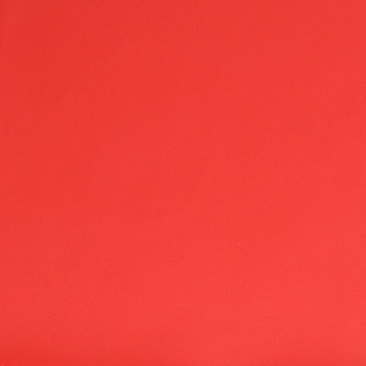 Voetenbank 60x60x39 cm kunstleer rood