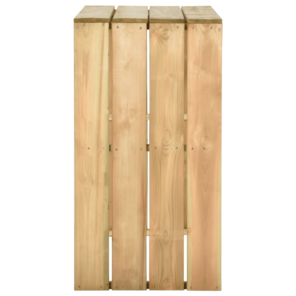 Bartafel 100x60x110 cm geïmpregneerd grenenhout