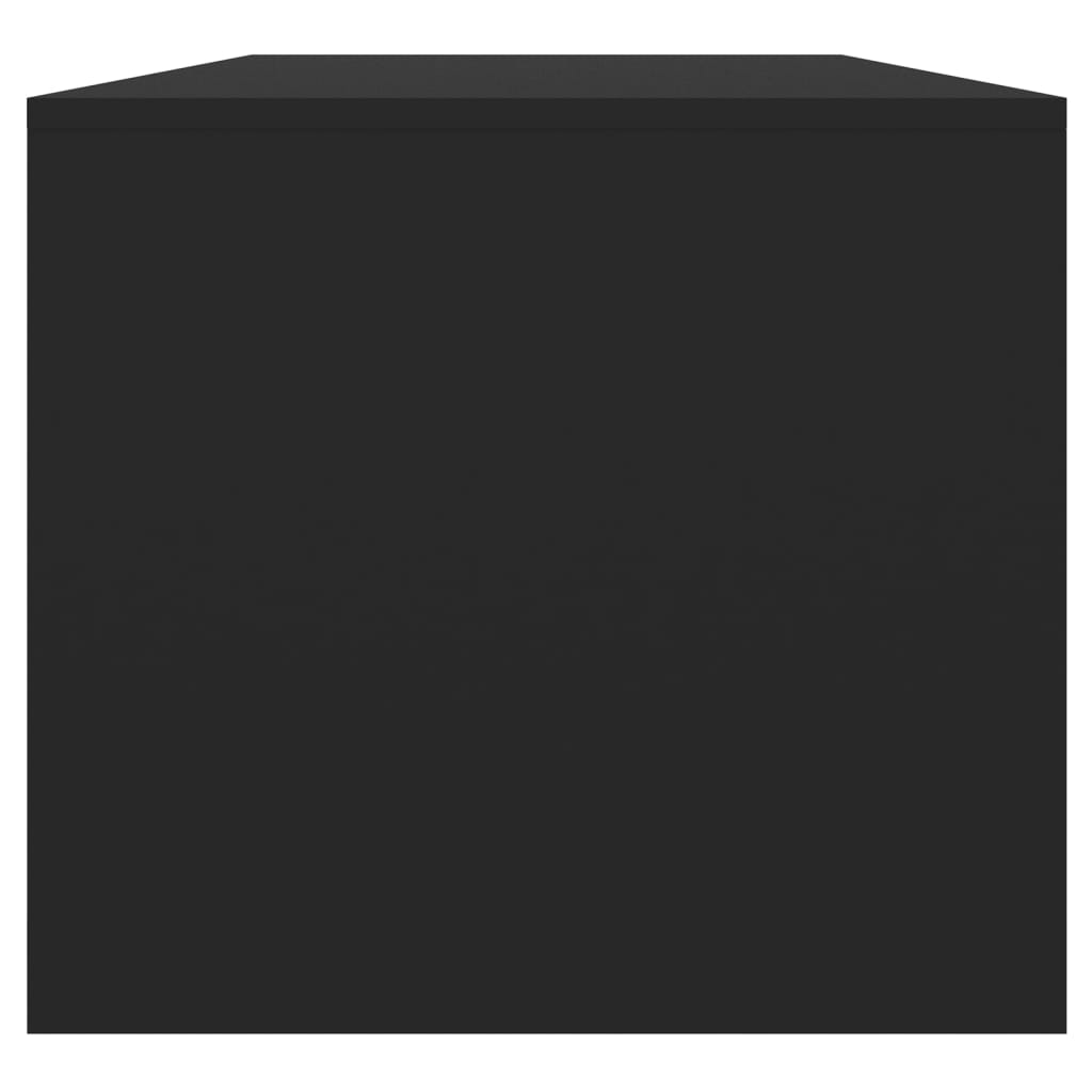 Salontafel 102x50x45 cm bewerkt hout zwart