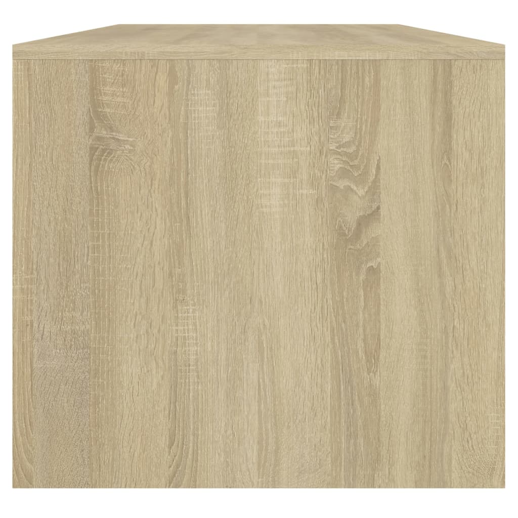 Salontafel 102x50x45 cm bewerkt hout sonoma eikenkleurig