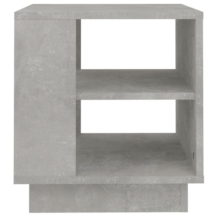 Salontafel 40x40x43 cm bewerkt hout betongrijs