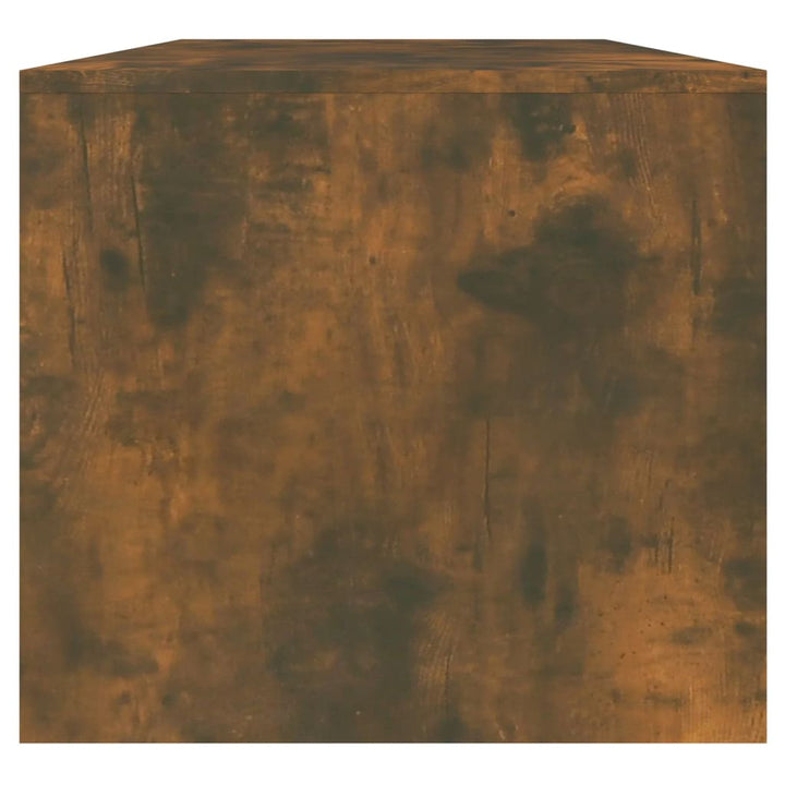 Salontafel 102x50x45 cm bewerkt hout gerookt eikenkleurig