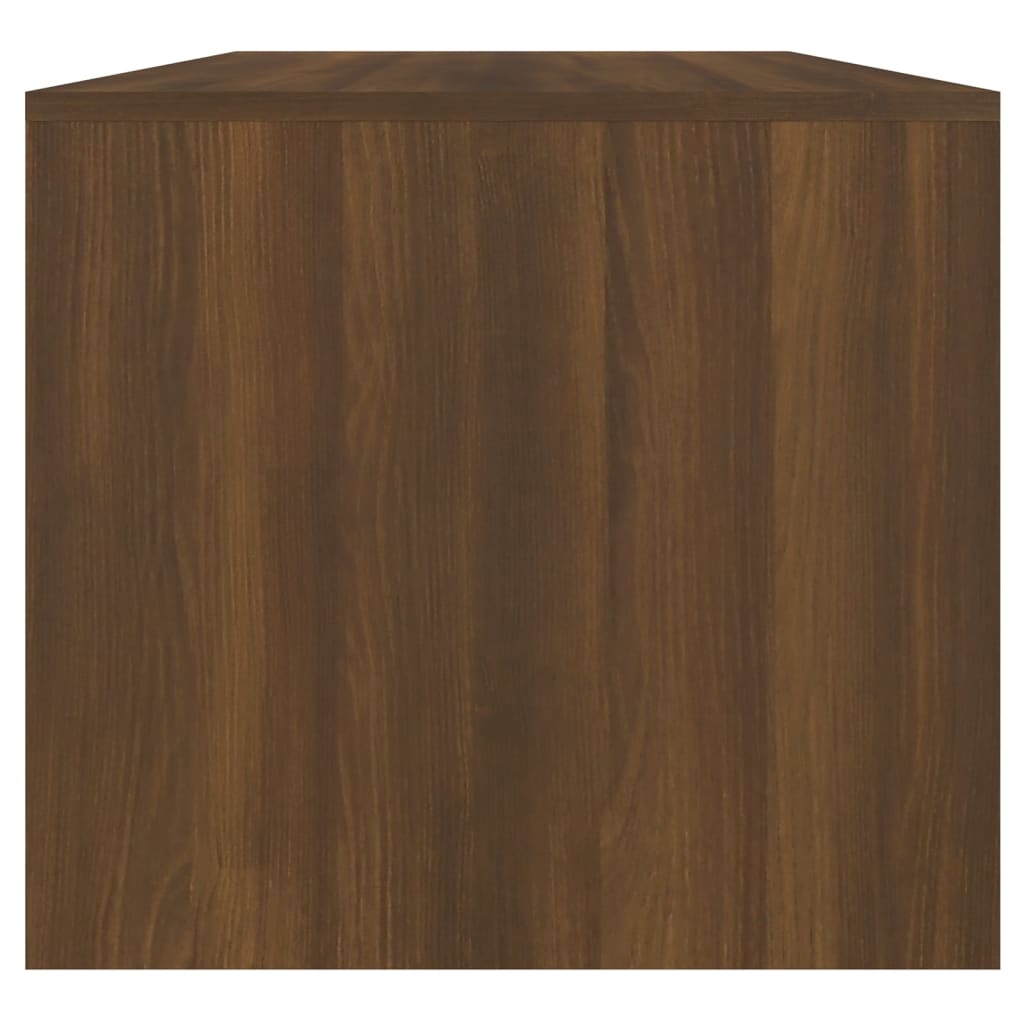 Salontafel 102x50x45 cm bewerkt hout bruineikenkleurig