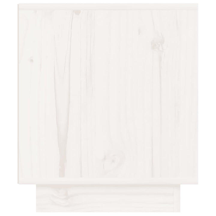 Nachtkastjes 2 st 40x34x40 cm massief grenenhout wit