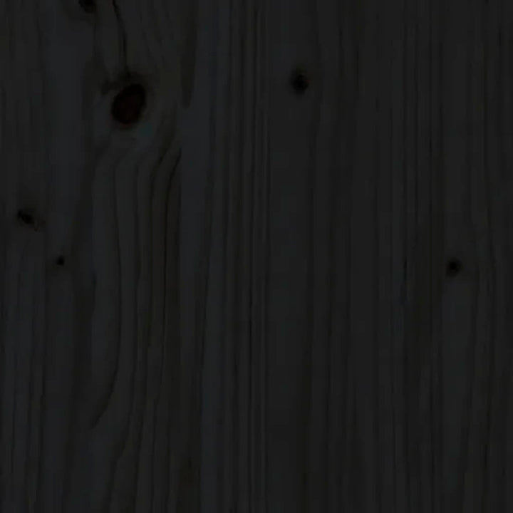 Nachtkastje 40x34x40 cm massief grenenhout zwart