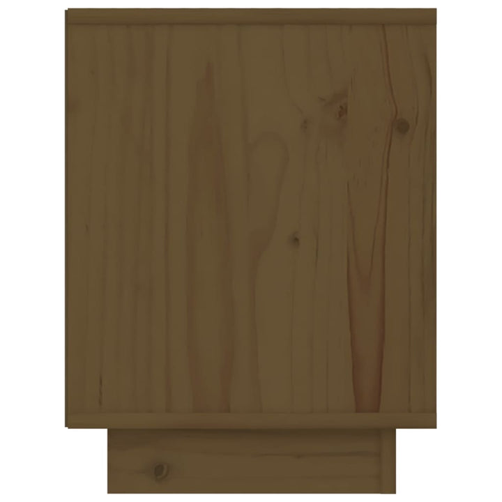 Nachtkastje 40x30x40 cm massief grenenhout honingbruin