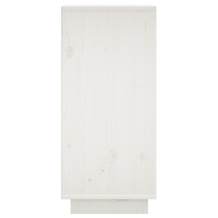 Dressoir 31,5x34x75 cm massief grenenhout wit