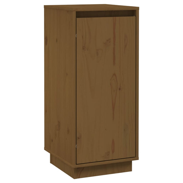 Dressoir 31,5x34x75 cm massief grenenhout honingbruin