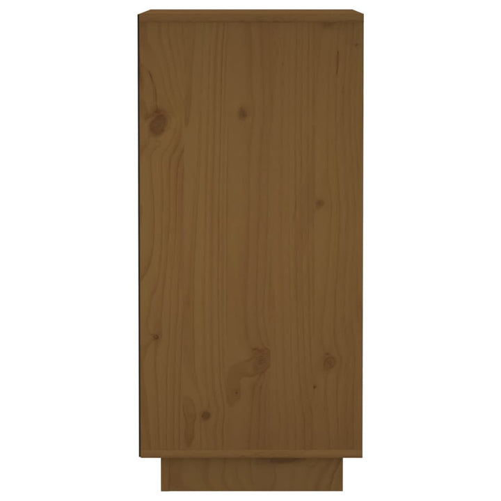 Dressoir 31,5x34x75 cm massief grenenhout honingbruin