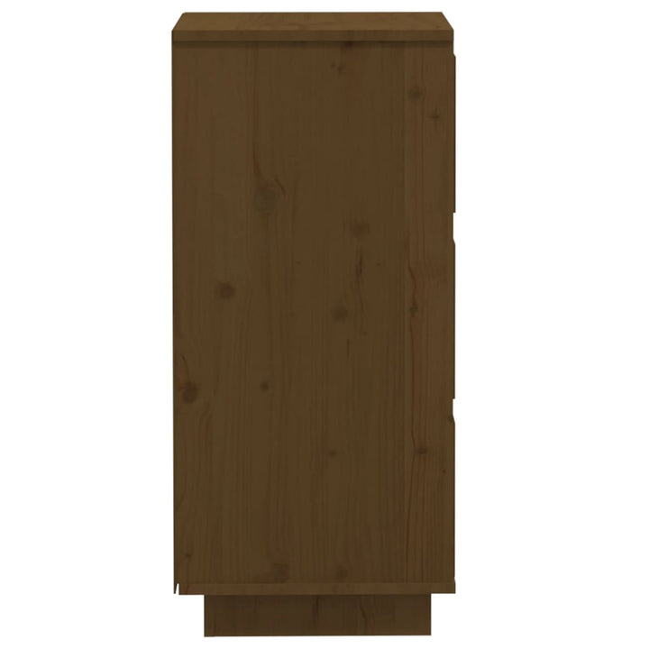 Dressoir 32x34x75 cm massief grenenhout honingbruin