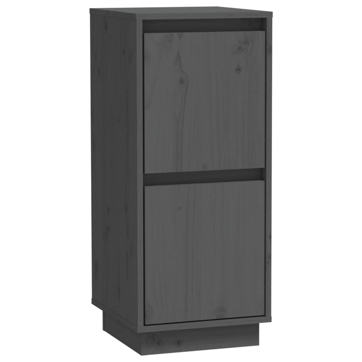 Dressoir 31,5x34x75 cm massief grenenhout grijs