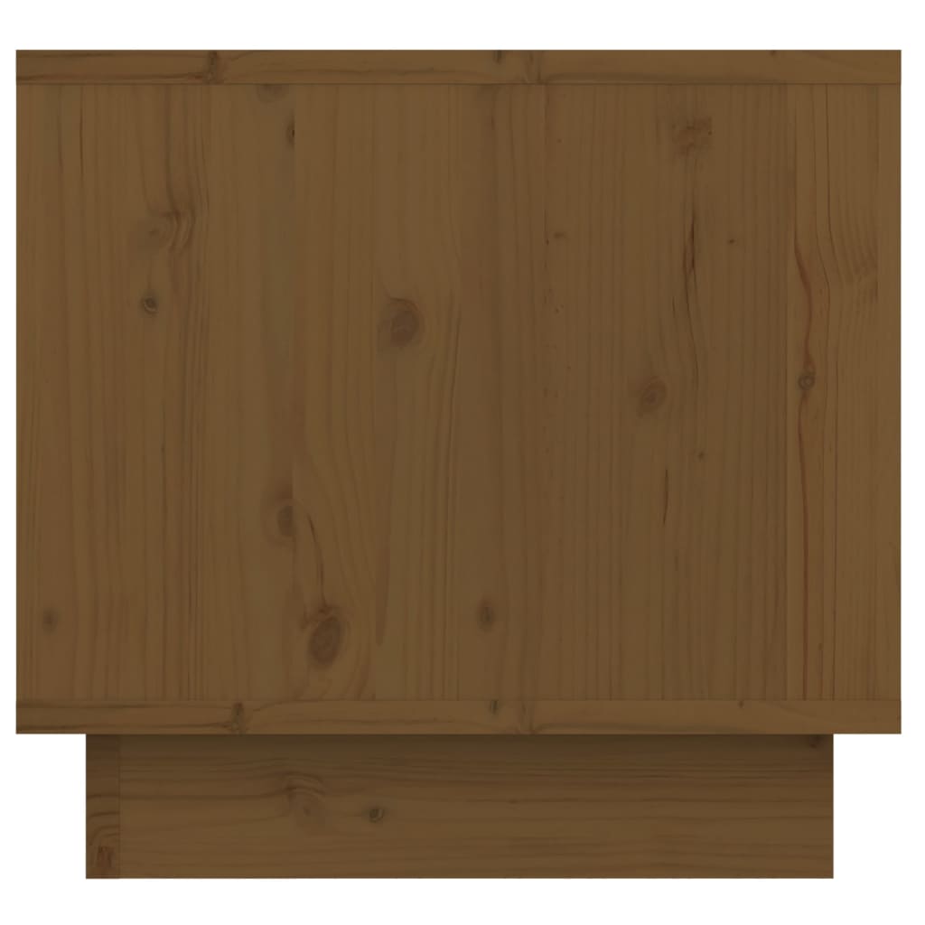 Nachtkastjes 2 st 35x34x32 cm massief grenenhout honingbruin