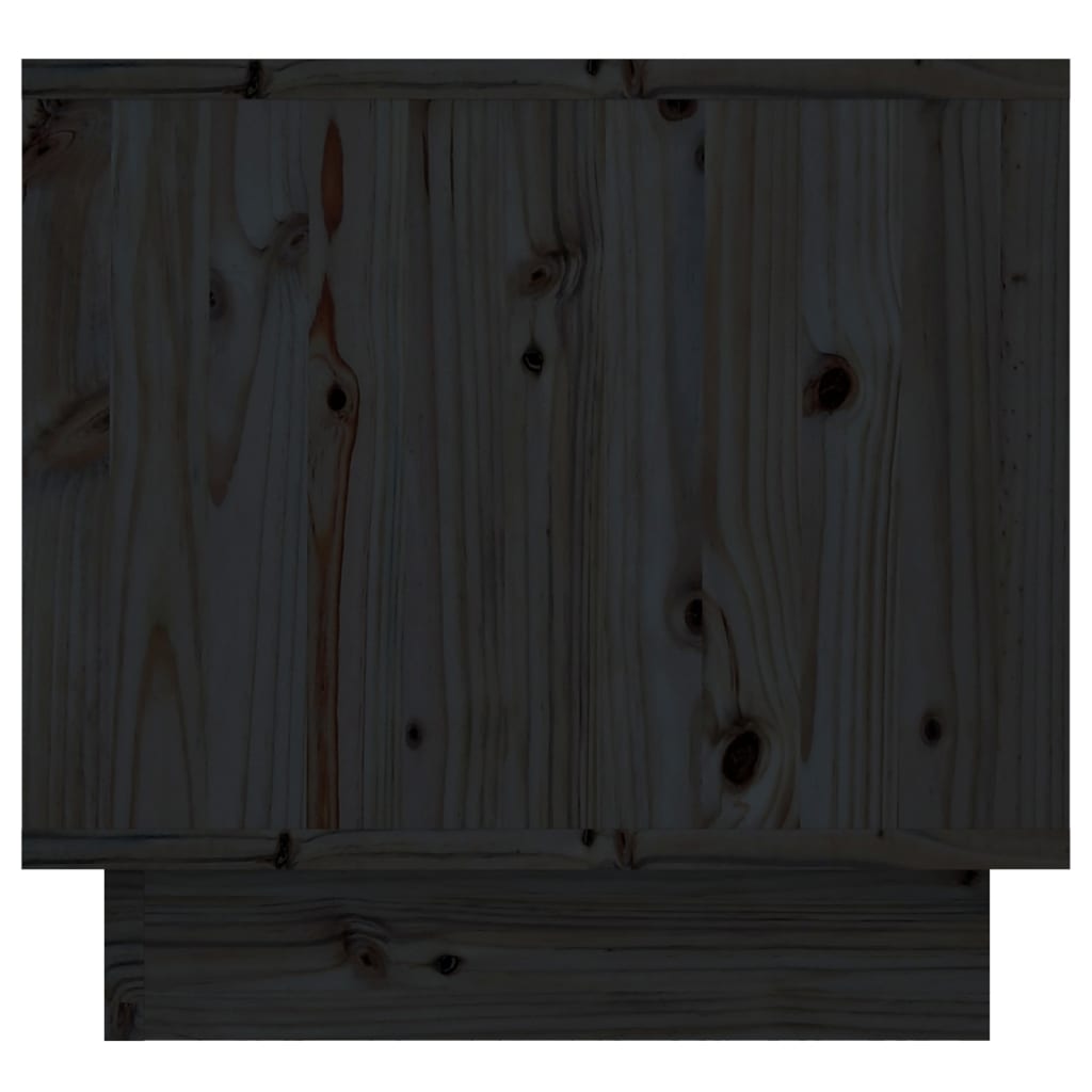 Nachtkastjes 2 st 35x34x32 cm massief grenenhout zwart