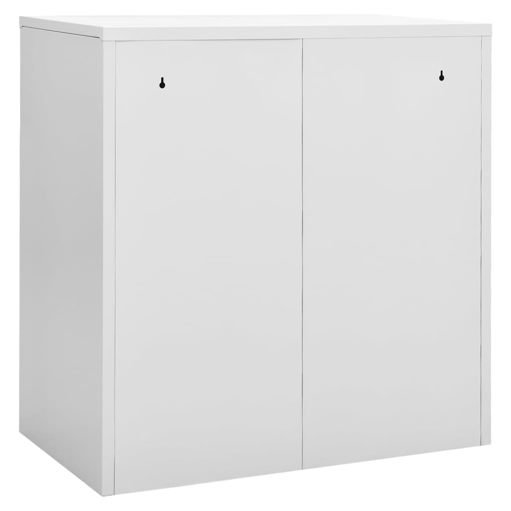 Lockerkasten 2 st 90x45x92,5 cm staal lichtgrijs en groen