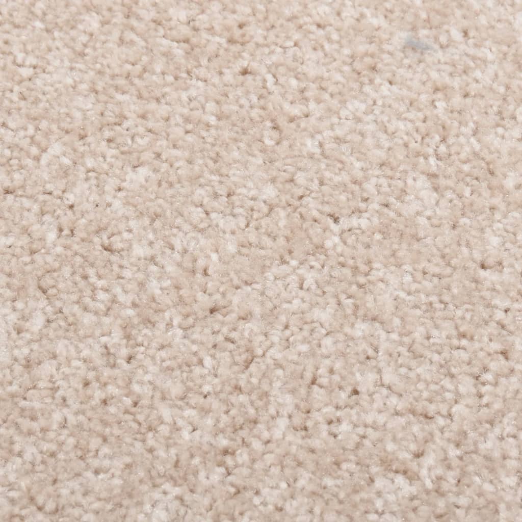 Vloerkleed kortpolig 160x230 cm donkerbeige