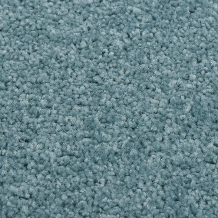 Vloerkleed kortpolig 80x150 cm blauw