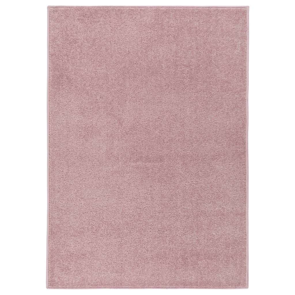 Vloerkleed kortpolig 120x170 cm roze