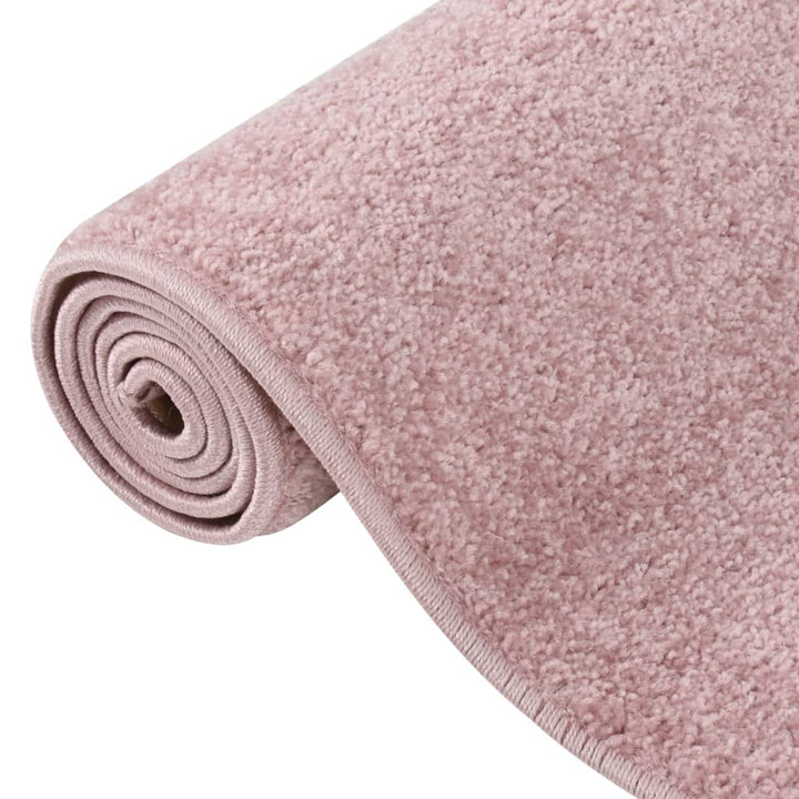 Vloerkleed kortpolig 120x170 cm roze