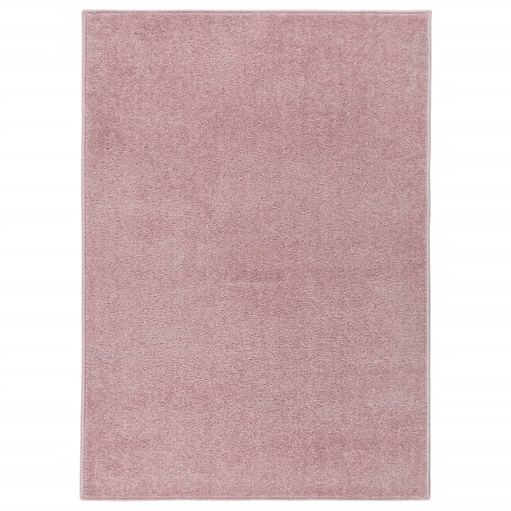 Vloerkleed kortpolig 140x200 cm roze