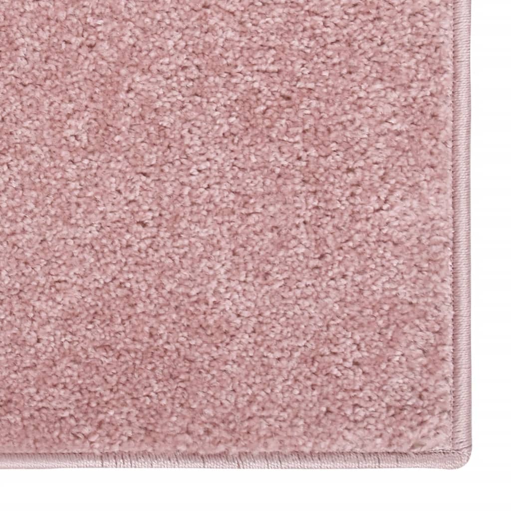 Vloerkleed kortpolig 160x230 cm roze
