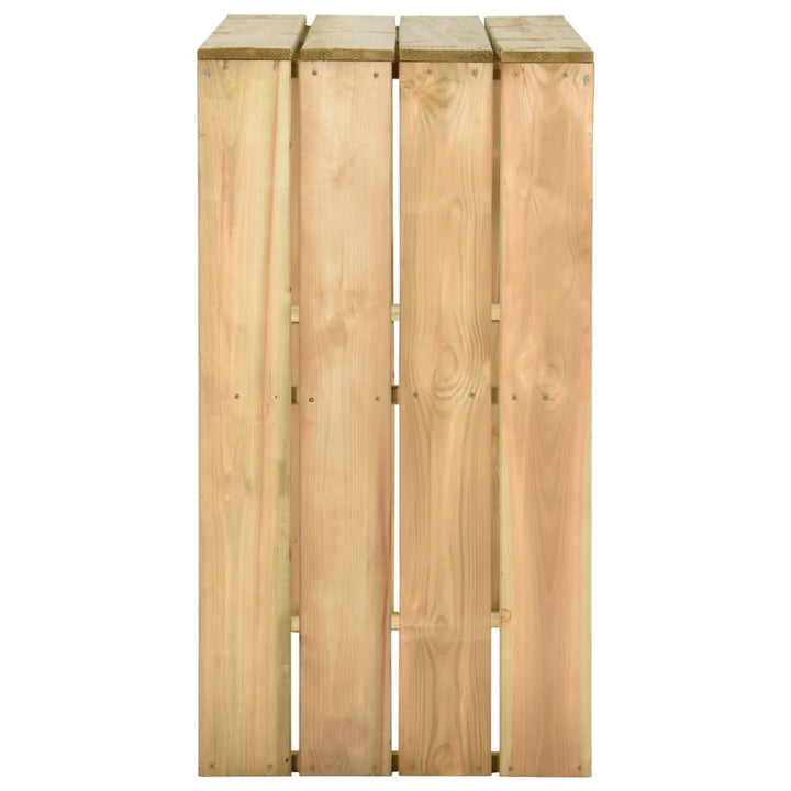 5-delige Tuinbarset geïmpregneerd grenenhout