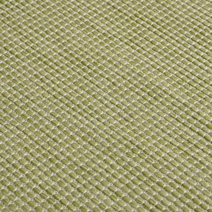 Buitenkleed platgeweven 120x170 cm groen