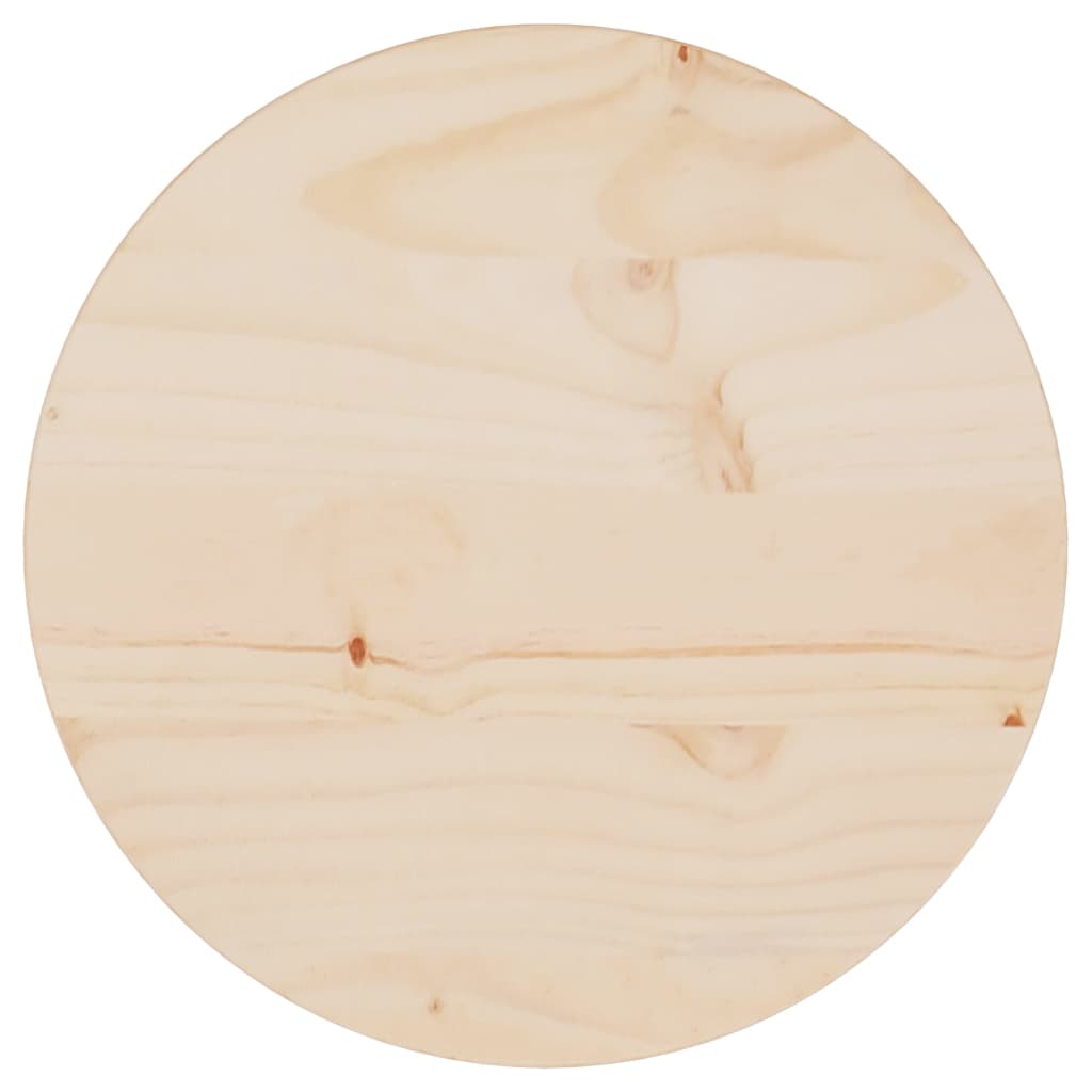 Tafelblad ø˜30x2,5 cm massief grenenhout