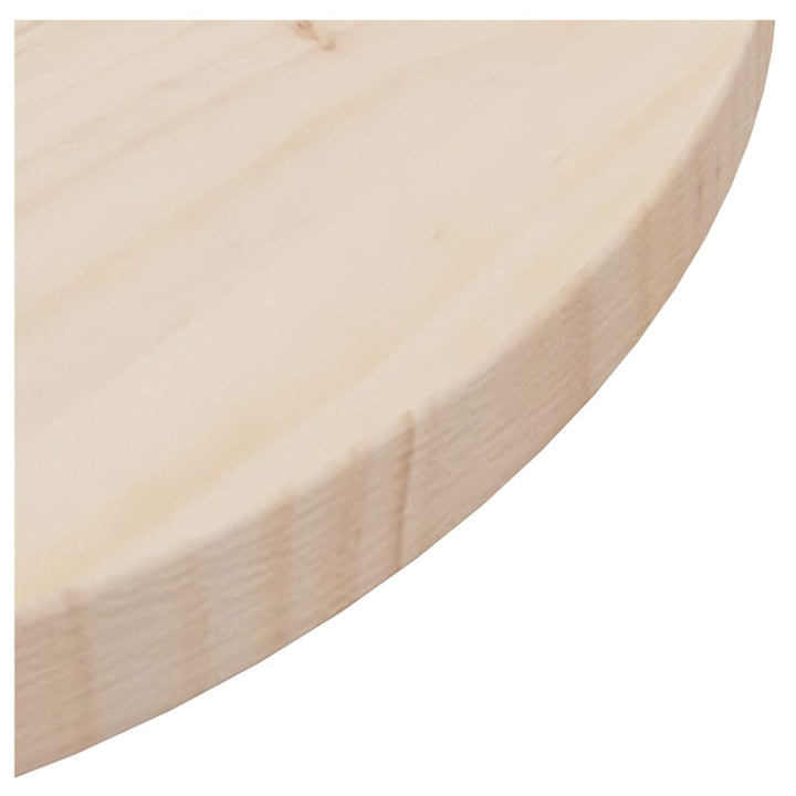 Tafelblad ø˜80x2,5 cm massief grenenhout