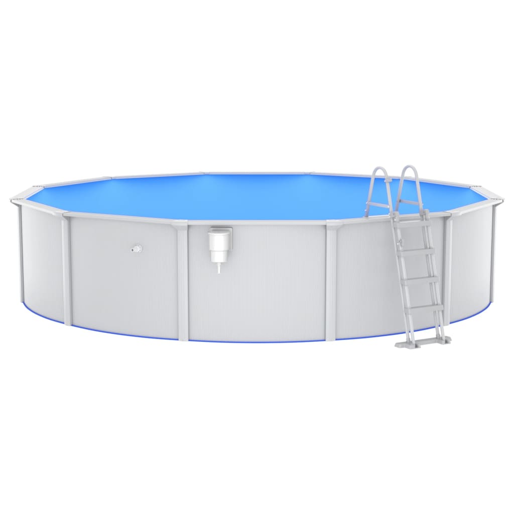 Zwembad met veiligheidsladder 550x120 cm