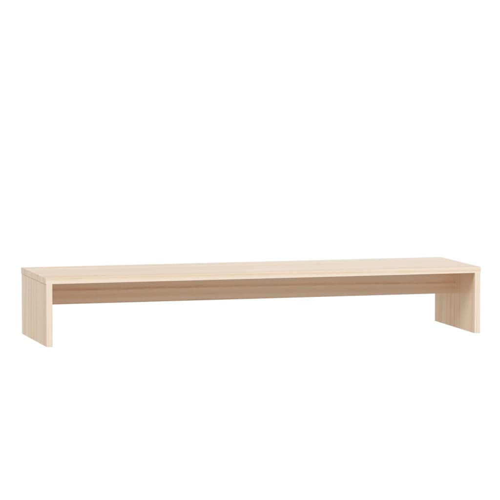 Monitorstandaard 100x27x15 cm massief grenenhout