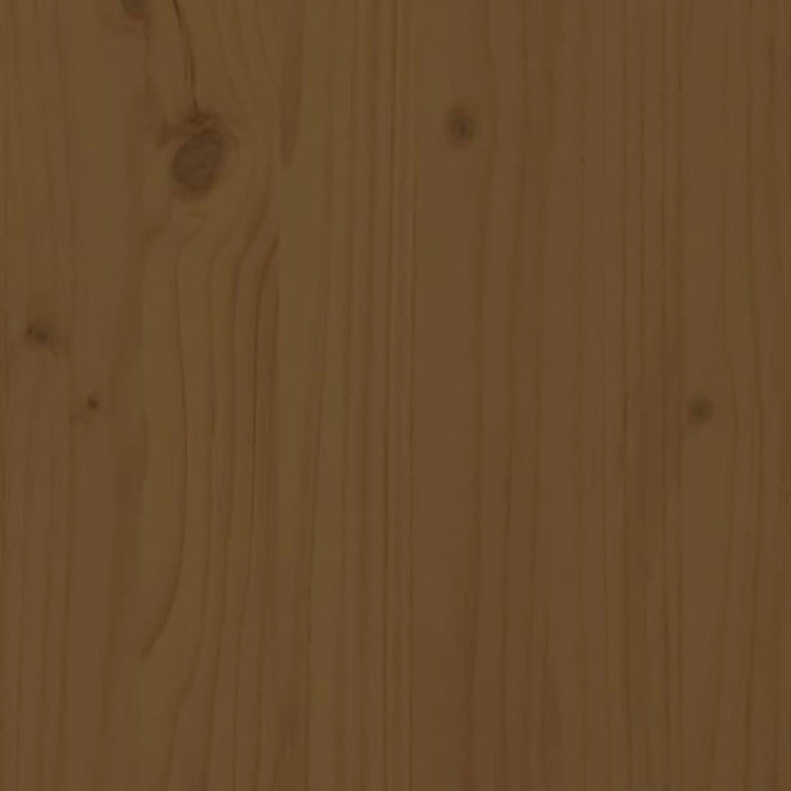 Hoge kast 38x35x117 cm massief grenenhout honingbruin