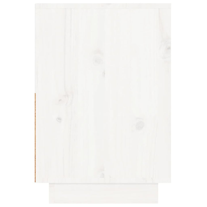 Nachtkastjes 2 st 60x34x51 cm massief grenenhout wit