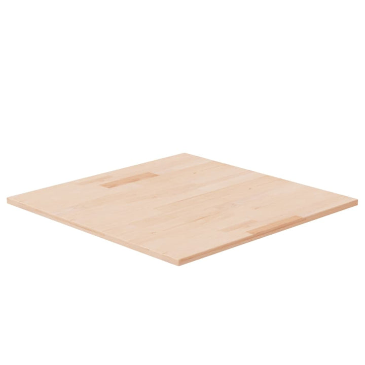 Tafelblad vierkant 60x60x1,5 cm onbehandeld massief eikenhout