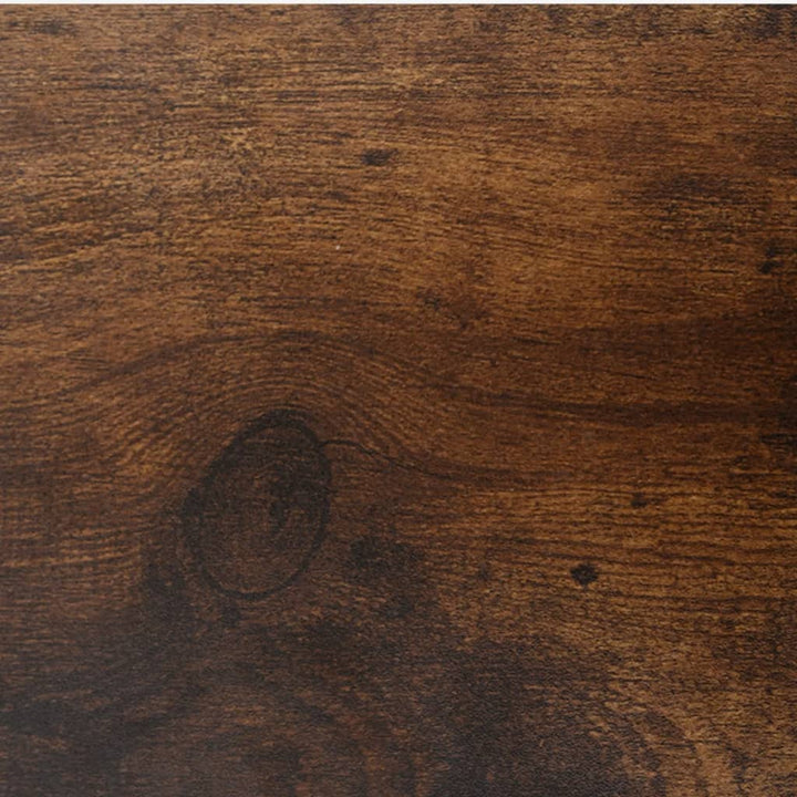 Schoenenkast 59x17x108 cm bewerkt hout gerookt eikenkleurig