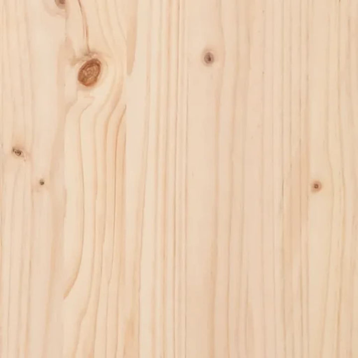 Hoofdbord 140,5x4x100 cm massief grenenhout