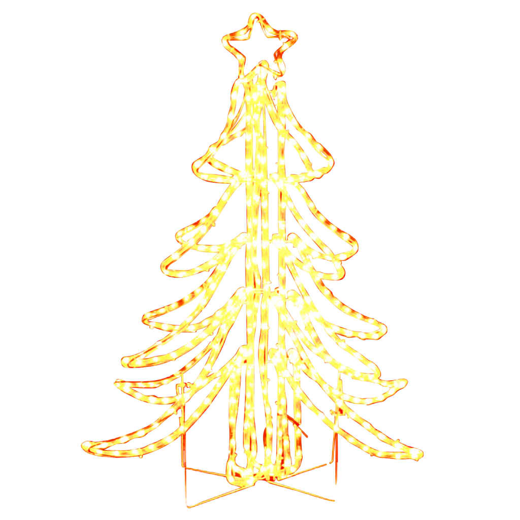 Kerstfiguur boom inklapbaar met 360 LED's warmwit