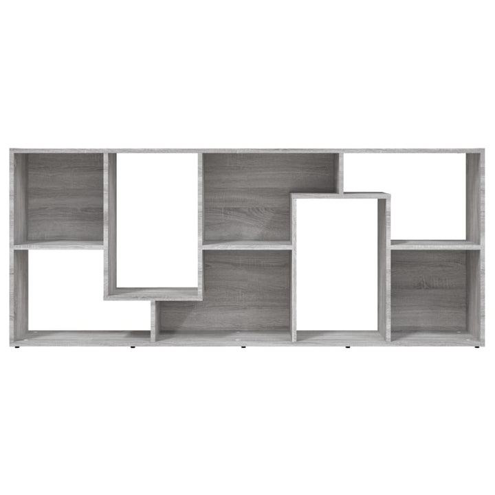 Boekenkast 67x24x161 cm bewerkt hout grijs sonoma eikenkleurig