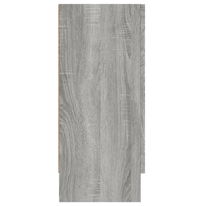 Dressoir 120x30,5x70 cm bewerkt hout grijs sonoma eikenkleurig