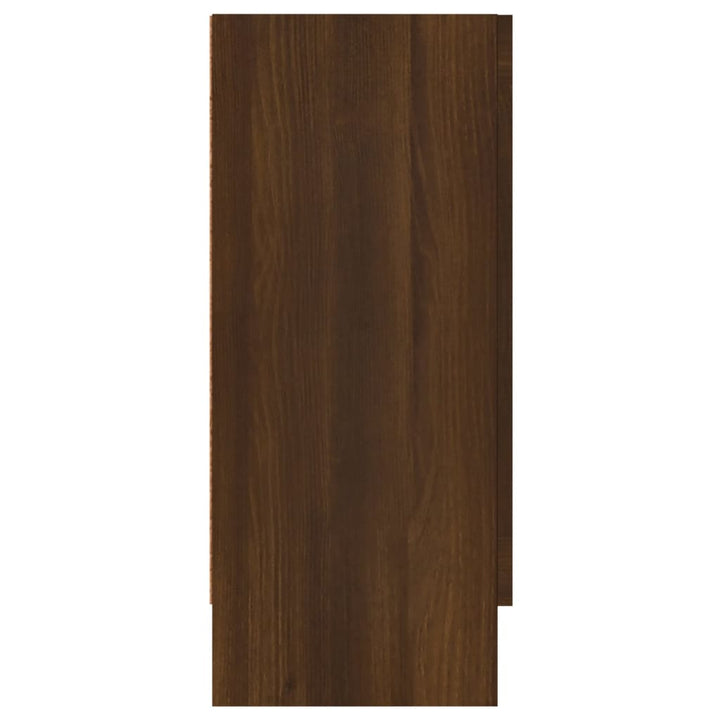 Dressoir 120x30,5x70 cm bewerkt hout bruineikenkleurig