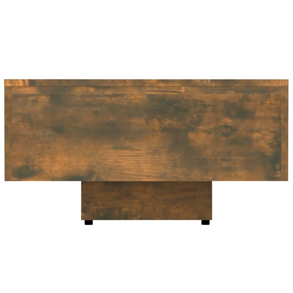 Salontafel 115x60x31 cm bewerkt hout gerookt eikenkleurig