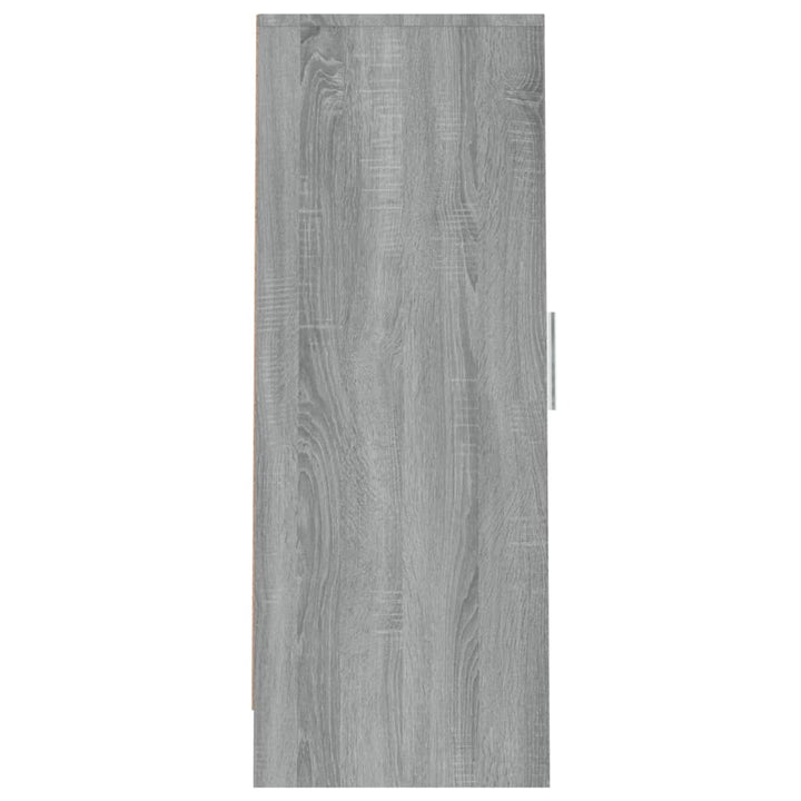Schoenenkast 32x35x92 cm bewerkt hout grijs sonoma eikenkleurig