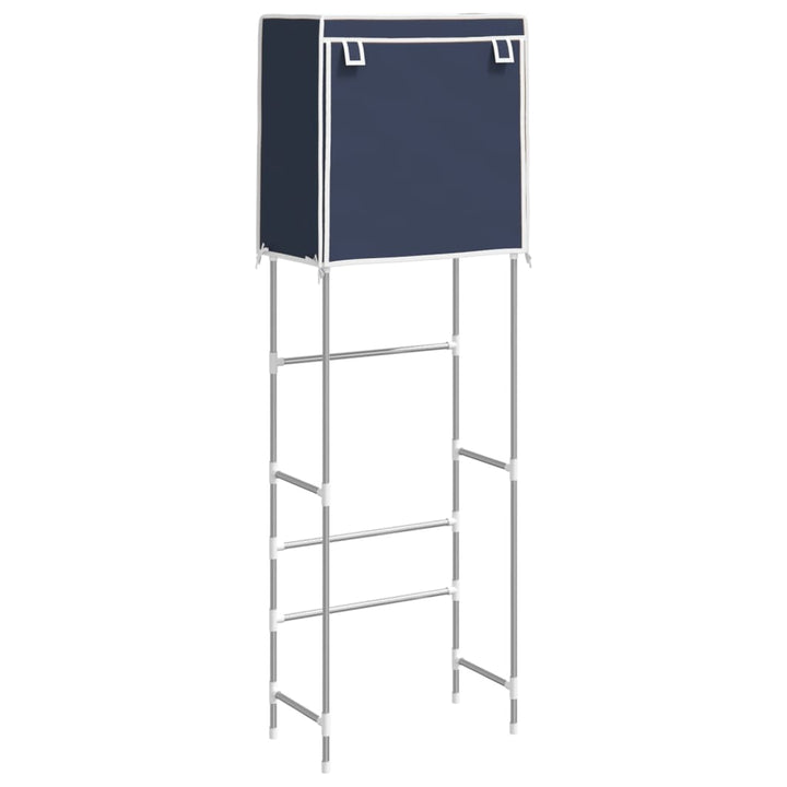 Toiletrek 2-laags 56x30x170 cm ijzer blauw