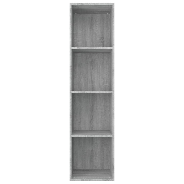 Boekenkast / tv-meubel 36x30x143 cm grijs sonoma eikenkleurig