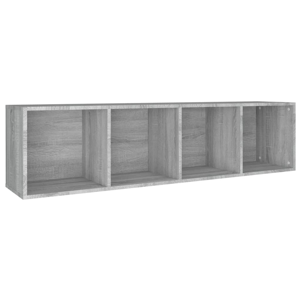 Boekenkast / tv-meubel 36x30x143 cm grijs sonoma eikenkleurig