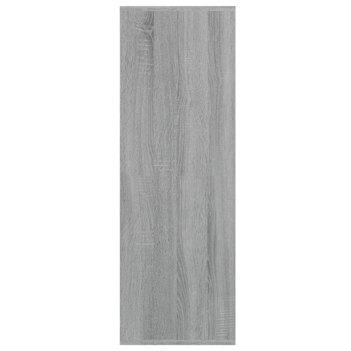 Schoenenrek 54x34x100,5 cm bewerkt hout grijs sonoma eikenkleur