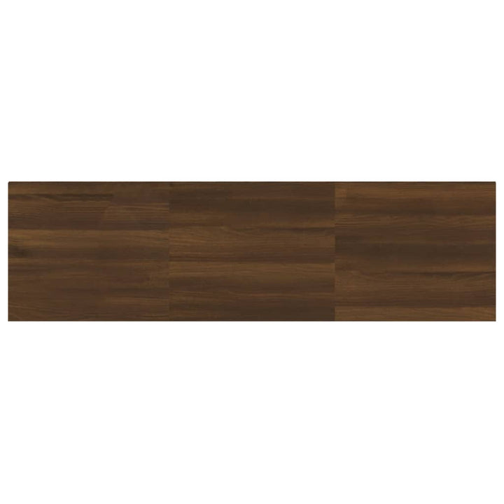 Tv-meubel 140x40x35,5 cm bewerkt hout bruineikenkleurig