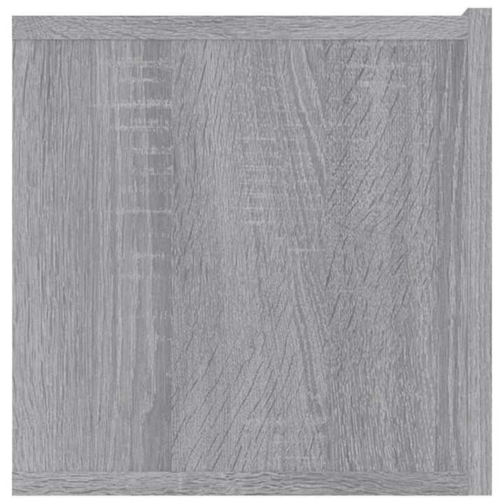 Tv-meubel 80x30x30 cm bewerkt hout grijs sonoma eikenkleurig