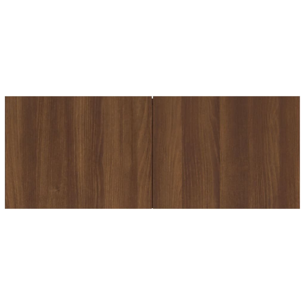 Tv-meubel 80x30x30 cm bewerkt hout bruineikenkleurig