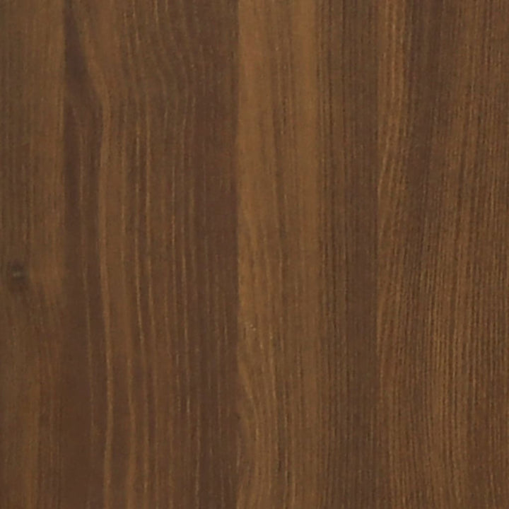 Badkamerkast 60x33x60 cm bewerkt hout bruineikenkleurig