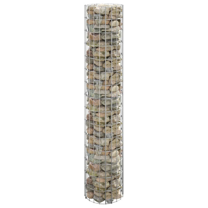 Gabion plantenbak rond verhoogd ø˜30x150 cm gegalvaniseerd staal